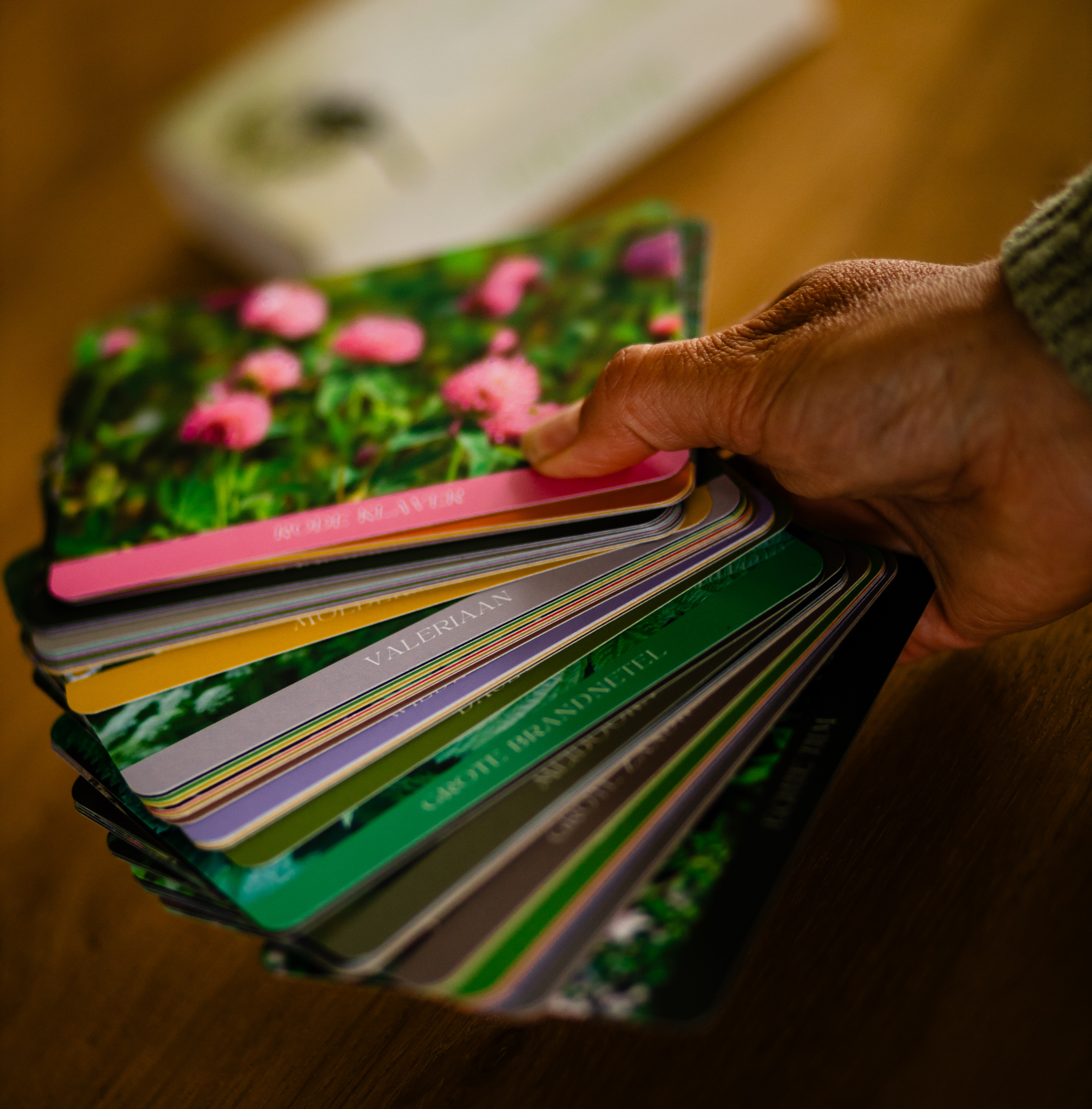 Kaarten uit een eigen carddeck